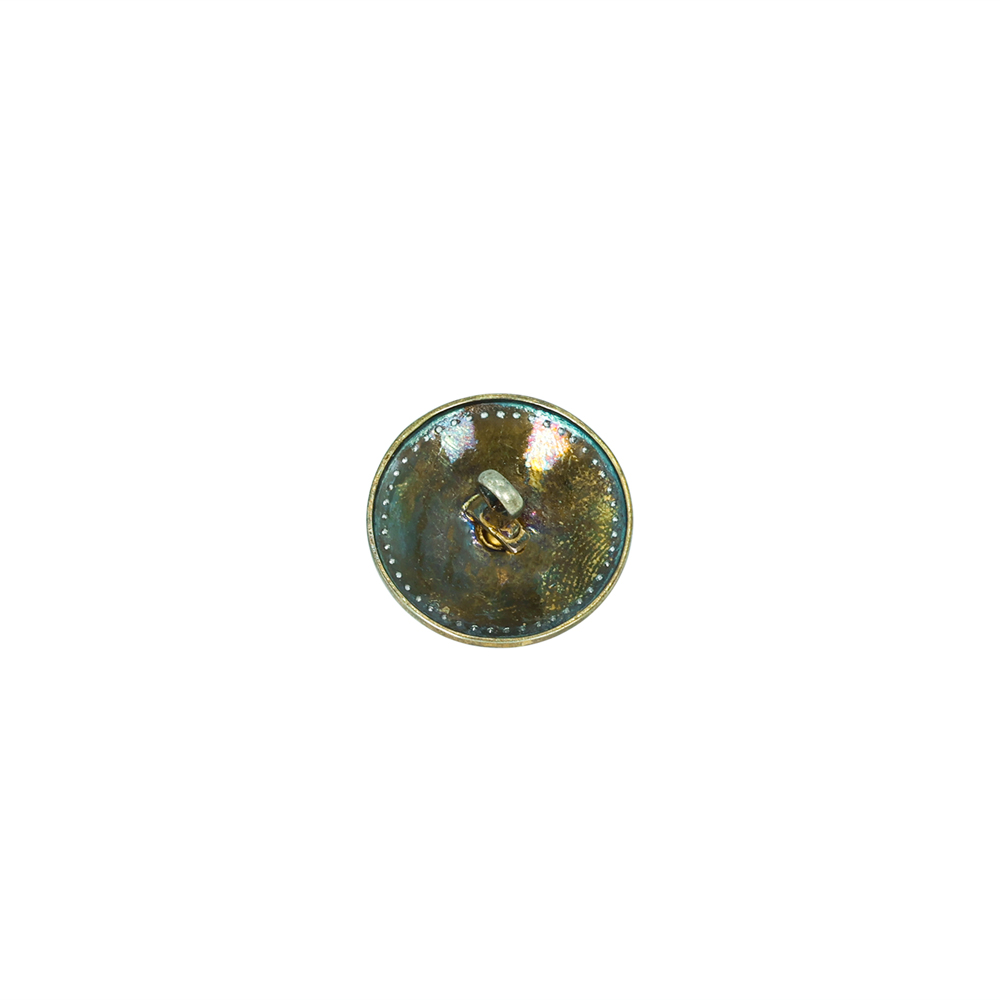 Men’s Kurta Button with Polki and Gold Leaf